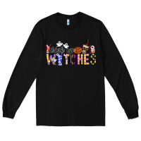 Black Drink Up Witches Long Sleeve Tee - CowhideDigitalArt