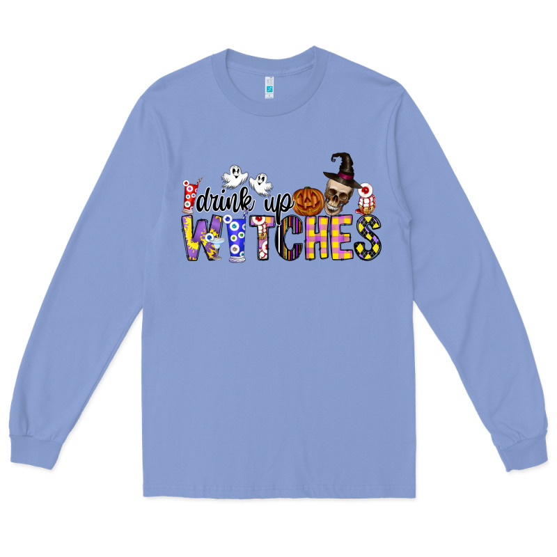 Drink Up Witches Long Sleeve Tee by CowhideDigitalArt | Teevron