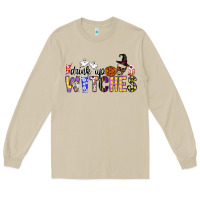 Mushroom Drink Up Witches Long Sleeve Tee - CowhideDigitalArt