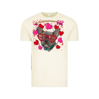 Vintage Arctic valentine's day french bulldog puppy Vintage Tee - RanaPortraitStore