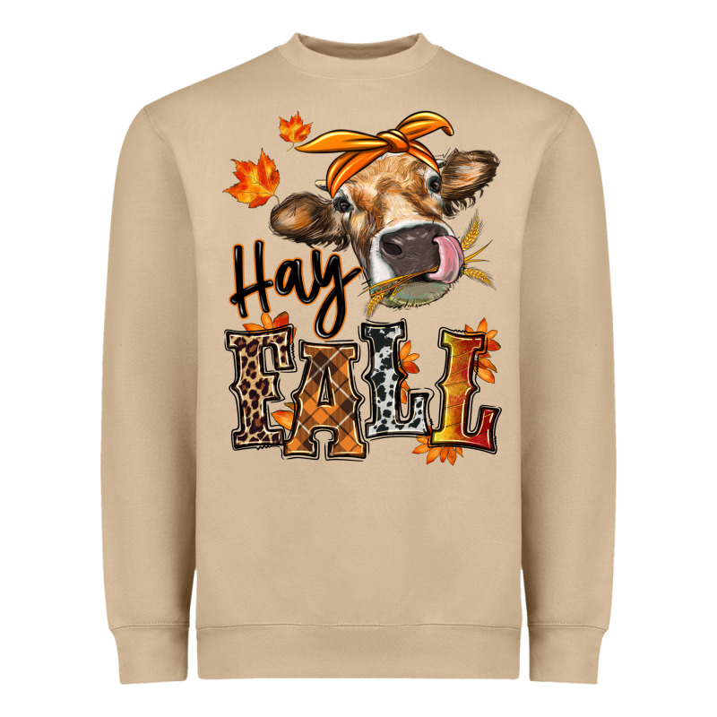 Hay Fall Heifer Heavyweight Sweatshirt by RanaPortraitStore | Teevron