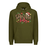 Army Green santa baby Premium Hoodie - MaliasSmallBusiness