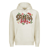 Oatmeal Heather santa baby Premium Hoodie - MaliasSmallBusiness