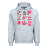 Heather Grey coquette bow nurse Urban Hoodie - Artiststas