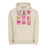 Pigment French Oak coquette bow nurse Urban Hoodie - Artiststas