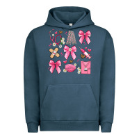 Pigment Midnight Navy coquette bow nurse Urban Hoodie - Artiststas