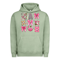 Pigment Oil Green coquette bow nurse Urban Hoodie - Artiststas
