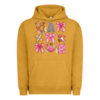 Pigment Peanut Butter coquette bow nurse Urban Hoodie - Artiststas
