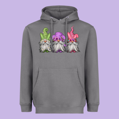 Easter Gnomes Spring Heavyweight Hoodie Designed By Jasminsmagicworld