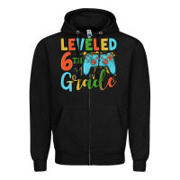Black leveled 6th grade Zipper Hoodie - JahusDesignShop