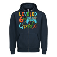 Navy leveled 6th grade Zipper Hoodie - JahusDesignShop
