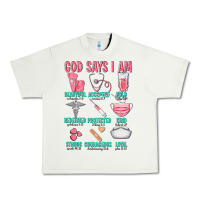 Pistachio god says i am Urban Heavy Tee - texasbilliewilder