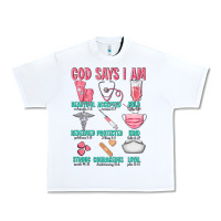 White god says i am Urban Heavy Tee - texasbilliewilder
