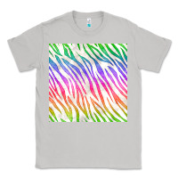 Moon Dust watercolor rainbow zebra seamless pattern Classic Tee - BundleAndBundleShop
