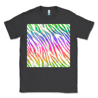 Smoke watercolor rainbow zebra seamless pattern Classic Tee - BundleAndBundleShop