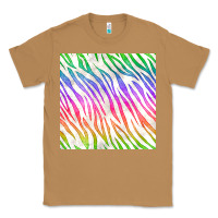 Toasted Coconut watercolor rainbow zebra seamless pattern Classic Tee - BundleAndBundleShop