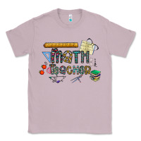 Lilac math teacher Classic Tee - CowhideDigitalArt