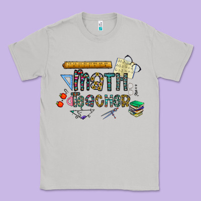 Math Teacher Classic Tee Designed By Cowhidedigitalart