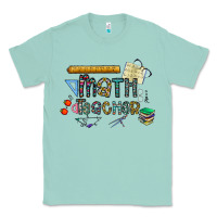 Seafoam math teacher Classic Tee - CowhideDigitalArt