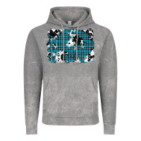 Cloud Rock winter plaid cowhide pattern background Vintage Hoodie - RanaPortraitStore