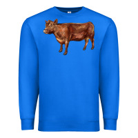 True Royal red angus cow Premium Sweatshirt - LillyAllenDesigns