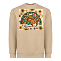 Mushroom Happy Fall y'all Heavyweight Sweatshirt - RanaPortraitStore