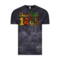 Cloud Black juneteenth 1865 Vintage Tee - Zillion Design Studio