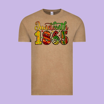Juneteenth 1865 Vintage Tee Designed By Zillion Design Studio