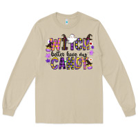 Mushroom Witch Better Have My Candy Long Sleeve Tee - CowhideDigitalArt