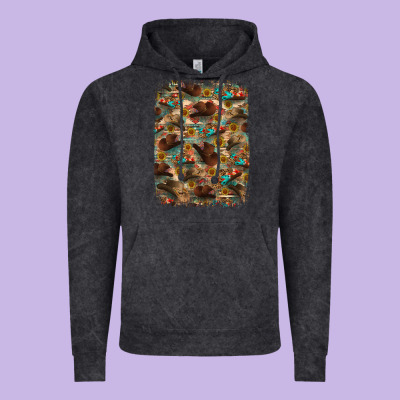 Vintage Hoodie western  background
