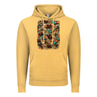 Vintage Mustard western  background Vintage Hoodie - RanaPortraitStore