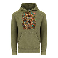 Vintage Olive western  background Vintage Hoodie - RanaPortraitStore