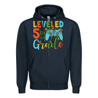 Navy leveled 5th grade Zipper Hoodie - JahusDesignShop