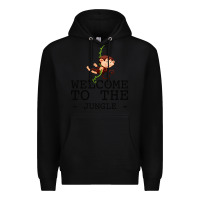 Black Welcome To The Jungle Premium Hoodie - Bettercallsaul