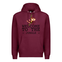 Burgundy Welcome To The Jungle Premium Hoodie - Bettercallsaul