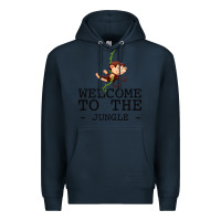 Navy Welcome To The Jungle Premium Hoodie - Bettercallsaul
