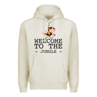 Oatmeal Heather Welcome To The Jungle Premium Hoodie - Bettercallsaul