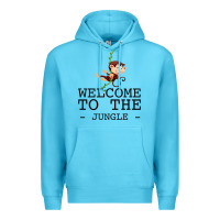 Ocean Blue Welcome To The Jungle Premium Hoodie - Bettercallsaul