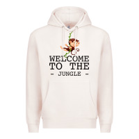Pale Pink Welcome To The Jungle Premium Hoodie - Bettercallsaul