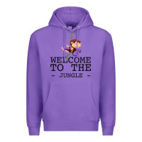 Purple Welcome To The Jungle Premium Hoodie - Bettercallsaul