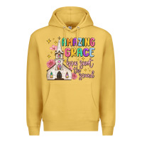 Antique Gold amazing grace how sweet the sound Premium Hoodie - MaliasSmallBusiness