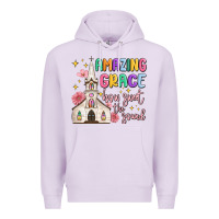 Lilac amazing grace how sweet the sound Premium Hoodie - MaliasSmallBusiness