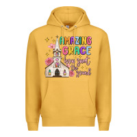 Mustard amazing grace how sweet the sound Premium Hoodie - MaliasSmallBusiness