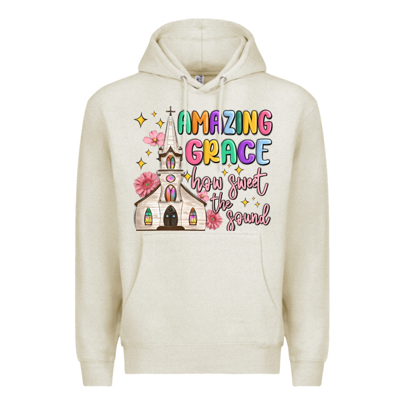 Amazing Grace How Sweet The Sound Premium Hoodie by MaliasSmallBusiness | Teevron