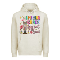 Oatmeal Heather amazing grace how sweet the sound Premium Hoodie - MaliasSmallBusiness