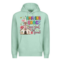 Seafoam amazing grace how sweet the sound Premium Hoodie - MaliasSmallBusiness