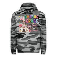 Slate Camo amazing grace how sweet the sound Premium Hoodie - MaliasSmallBusiness