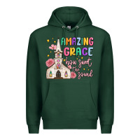 Sports Green amazing grace how sweet the sound Premium Hoodie - MaliasSmallBusiness