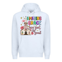 White amazing grace how sweet the sound Premium Hoodie - MaliasSmallBusiness