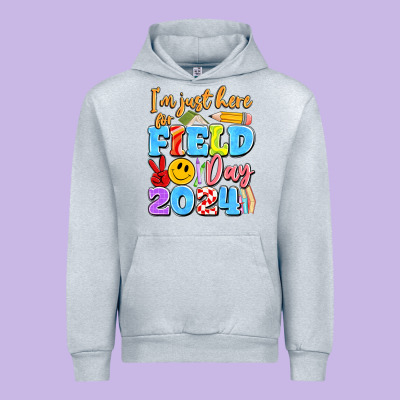 Im Just Here For Field Day 2024 Urban Hoodie Designed By Artiststas